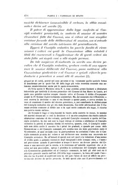 La giustizia amministrativa raccolta di decisioni e pareri del Consiglio di Stato, decisioni della Corte dei conti, sentenze della Cassazione di Roma, e decisioni delle Giunte provinciali amministrative