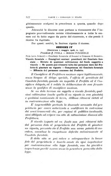 La giustizia amministrativa raccolta di decisioni e pareri del Consiglio di Stato, decisioni della Corte dei conti, sentenze della Cassazione di Roma, e decisioni delle Giunte provinciali amministrative