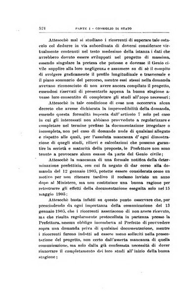 La giustizia amministrativa raccolta di decisioni e pareri del Consiglio di Stato, decisioni della Corte dei conti, sentenze della Cassazione di Roma, e decisioni delle Giunte provinciali amministrative