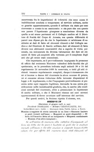 La giustizia amministrativa raccolta di decisioni e pareri del Consiglio di Stato, decisioni della Corte dei conti, sentenze della Cassazione di Roma, e decisioni delle Giunte provinciali amministrative