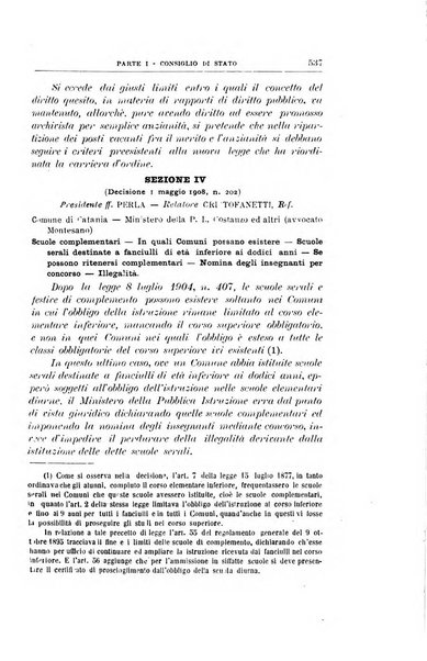 La giustizia amministrativa raccolta di decisioni e pareri del Consiglio di Stato, decisioni della Corte dei conti, sentenze della Cassazione di Roma, e decisioni delle Giunte provinciali amministrative