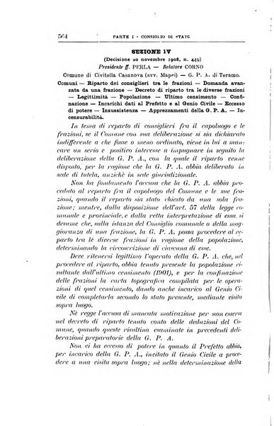 La giustizia amministrativa raccolta di decisioni e pareri del Consiglio di Stato, decisioni della Corte dei conti, sentenze della Cassazione di Roma, e decisioni delle Giunte provinciali amministrative