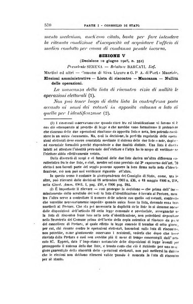 La giustizia amministrativa raccolta di decisioni e pareri del Consiglio di Stato, decisioni della Corte dei conti, sentenze della Cassazione di Roma, e decisioni delle Giunte provinciali amministrative