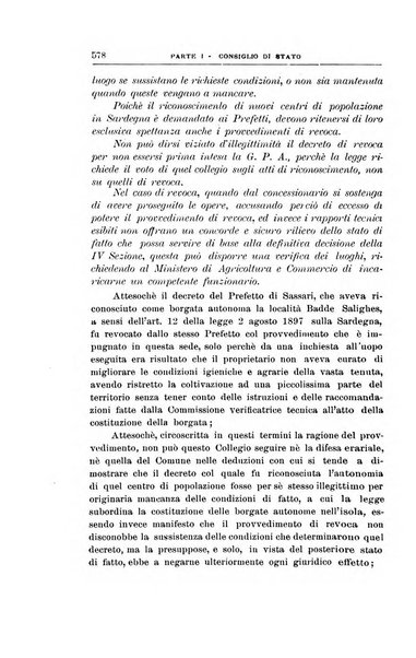 La giustizia amministrativa raccolta di decisioni e pareri del Consiglio di Stato, decisioni della Corte dei conti, sentenze della Cassazione di Roma, e decisioni delle Giunte provinciali amministrative