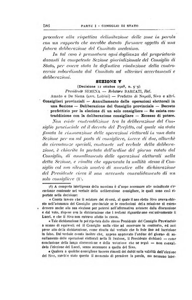 La giustizia amministrativa raccolta di decisioni e pareri del Consiglio di Stato, decisioni della Corte dei conti, sentenze della Cassazione di Roma, e decisioni delle Giunte provinciali amministrative