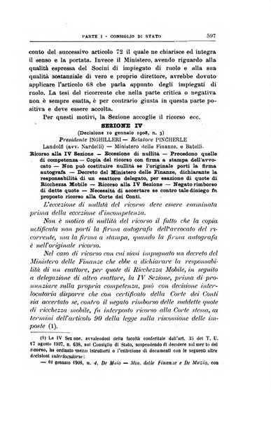 La giustizia amministrativa raccolta di decisioni e pareri del Consiglio di Stato, decisioni della Corte dei conti, sentenze della Cassazione di Roma, e decisioni delle Giunte provinciali amministrative