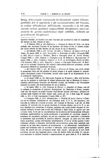 La giustizia amministrativa raccolta di decisioni e pareri del Consiglio di Stato, decisioni della Corte dei conti, sentenze della Cassazione di Roma, e decisioni delle Giunte provinciali amministrative