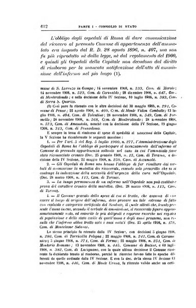 La giustizia amministrativa raccolta di decisioni e pareri del Consiglio di Stato, decisioni della Corte dei conti, sentenze della Cassazione di Roma, e decisioni delle Giunte provinciali amministrative