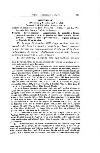 La giustizia amministrativa raccolta di decisioni e pareri del Consiglio di Stato, decisioni della Corte dei conti, sentenze della Cassazione di Roma, e decisioni delle Giunte provinciali amministrative