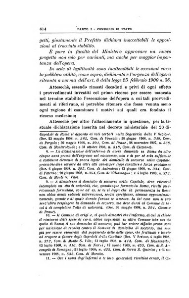 La giustizia amministrativa raccolta di decisioni e pareri del Consiglio di Stato, decisioni della Corte dei conti, sentenze della Cassazione di Roma, e decisioni delle Giunte provinciali amministrative