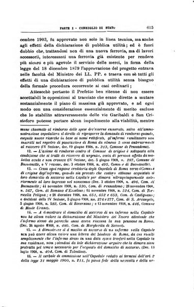 La giustizia amministrativa raccolta di decisioni e pareri del Consiglio di Stato, decisioni della Corte dei conti, sentenze della Cassazione di Roma, e decisioni delle Giunte provinciali amministrative