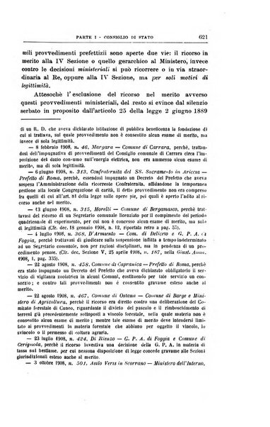 La giustizia amministrativa raccolta di decisioni e pareri del Consiglio di Stato, decisioni della Corte dei conti, sentenze della Cassazione di Roma, e decisioni delle Giunte provinciali amministrative