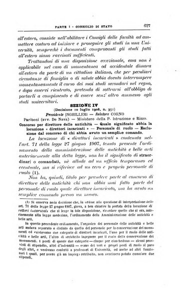 La giustizia amministrativa raccolta di decisioni e pareri del Consiglio di Stato, decisioni della Corte dei conti, sentenze della Cassazione di Roma, e decisioni delle Giunte provinciali amministrative