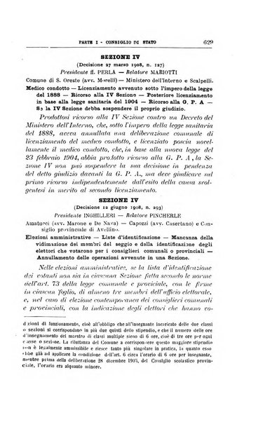 La giustizia amministrativa raccolta di decisioni e pareri del Consiglio di Stato, decisioni della Corte dei conti, sentenze della Cassazione di Roma, e decisioni delle Giunte provinciali amministrative