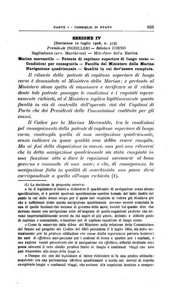 La giustizia amministrativa raccolta di decisioni e pareri del Consiglio di Stato, decisioni della Corte dei conti, sentenze della Cassazione di Roma, e decisioni delle Giunte provinciali amministrative