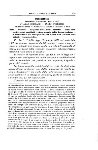 La giustizia amministrativa raccolta di decisioni e pareri del Consiglio di Stato, decisioni della Corte dei conti, sentenze della Cassazione di Roma, e decisioni delle Giunte provinciali amministrative