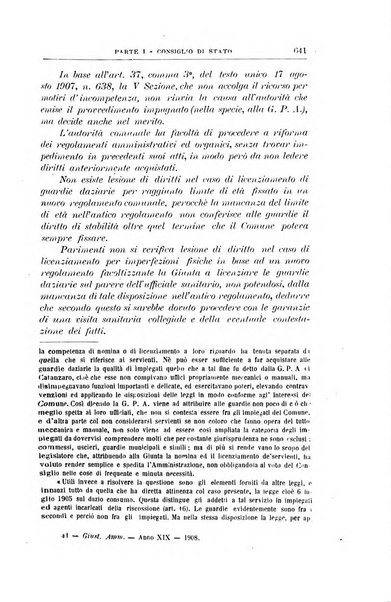 La giustizia amministrativa raccolta di decisioni e pareri del Consiglio di Stato, decisioni della Corte dei conti, sentenze della Cassazione di Roma, e decisioni delle Giunte provinciali amministrative