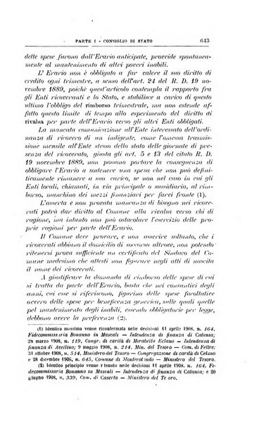 La giustizia amministrativa raccolta di decisioni e pareri del Consiglio di Stato, decisioni della Corte dei conti, sentenze della Cassazione di Roma, e decisioni delle Giunte provinciali amministrative