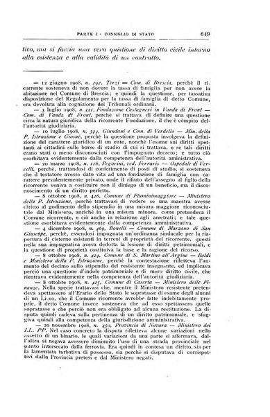 La giustizia amministrativa raccolta di decisioni e pareri del Consiglio di Stato, decisioni della Corte dei conti, sentenze della Cassazione di Roma, e decisioni delle Giunte provinciali amministrative