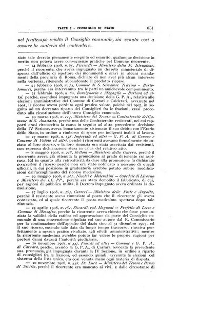 La giustizia amministrativa raccolta di decisioni e pareri del Consiglio di Stato, decisioni della Corte dei conti, sentenze della Cassazione di Roma, e decisioni delle Giunte provinciali amministrative