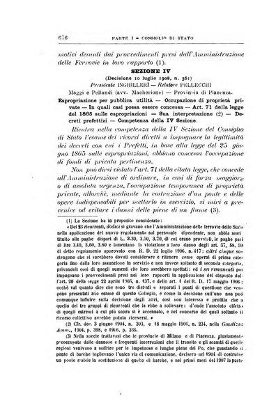 La giustizia amministrativa raccolta di decisioni e pareri del Consiglio di Stato, decisioni della Corte dei conti, sentenze della Cassazione di Roma, e decisioni delle Giunte provinciali amministrative