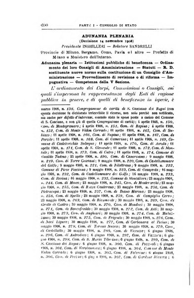 La giustizia amministrativa raccolta di decisioni e pareri del Consiglio di Stato, decisioni della Corte dei conti, sentenze della Cassazione di Roma, e decisioni delle Giunte provinciali amministrative