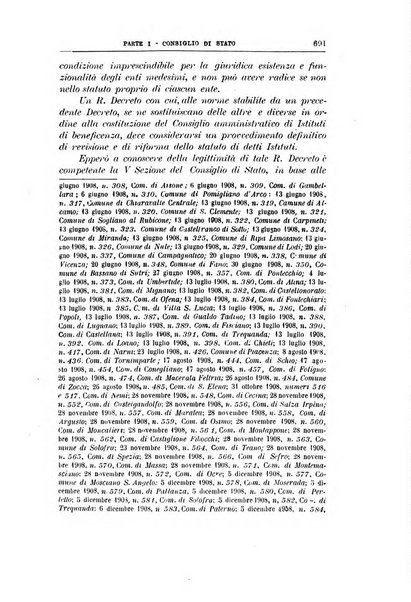 La giustizia amministrativa raccolta di decisioni e pareri del Consiglio di Stato, decisioni della Corte dei conti, sentenze della Cassazione di Roma, e decisioni delle Giunte provinciali amministrative