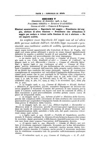 La giustizia amministrativa raccolta di decisioni e pareri del Consiglio di Stato, decisioni della Corte dei conti, sentenze della Cassazione di Roma, e decisioni delle Giunte provinciali amministrative