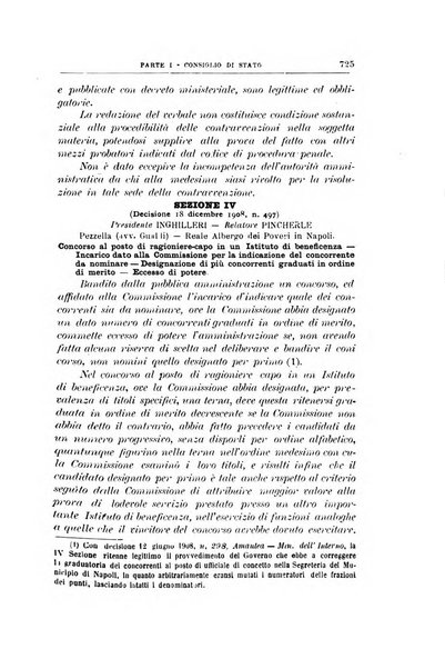 La giustizia amministrativa raccolta di decisioni e pareri del Consiglio di Stato, decisioni della Corte dei conti, sentenze della Cassazione di Roma, e decisioni delle Giunte provinciali amministrative