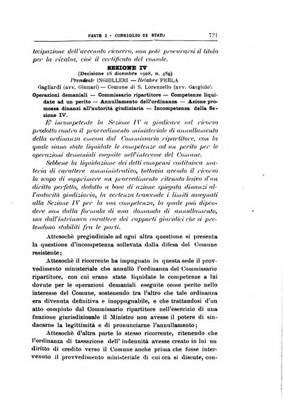 La giustizia amministrativa raccolta di decisioni e pareri del Consiglio di Stato, decisioni della Corte dei conti, sentenze della Cassazione di Roma, e decisioni delle Giunte provinciali amministrative