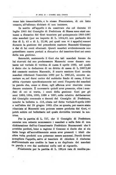 La giustizia amministrativa raccolta di decisioni e pareri del Consiglio di Stato, decisioni della Corte dei conti, sentenze della Cassazione di Roma, e decisioni delle Giunte provinciali amministrative