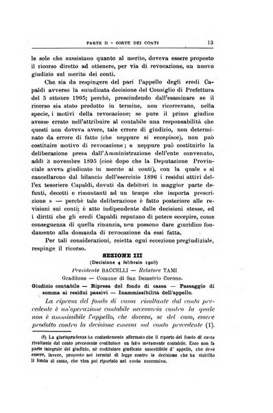 La giustizia amministrativa raccolta di decisioni e pareri del Consiglio di Stato, decisioni della Corte dei conti, sentenze della Cassazione di Roma, e decisioni delle Giunte provinciali amministrative