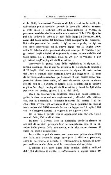 La giustizia amministrativa raccolta di decisioni e pareri del Consiglio di Stato, decisioni della Corte dei conti, sentenze della Cassazione di Roma, e decisioni delle Giunte provinciali amministrative