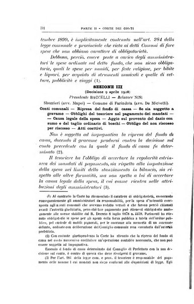 La giustizia amministrativa raccolta di decisioni e pareri del Consiglio di Stato, decisioni della Corte dei conti, sentenze della Cassazione di Roma, e decisioni delle Giunte provinciali amministrative