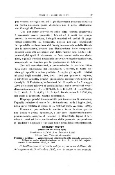 La giustizia amministrativa raccolta di decisioni e pareri del Consiglio di Stato, decisioni della Corte dei conti, sentenze della Cassazione di Roma, e decisioni delle Giunte provinciali amministrative