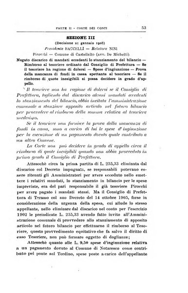 La giustizia amministrativa raccolta di decisioni e pareri del Consiglio di Stato, decisioni della Corte dei conti, sentenze della Cassazione di Roma, e decisioni delle Giunte provinciali amministrative