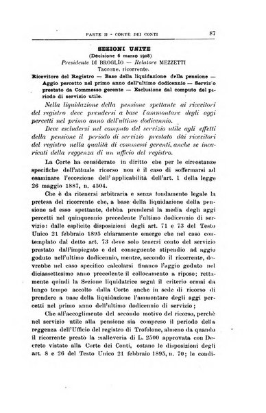 La giustizia amministrativa raccolta di decisioni e pareri del Consiglio di Stato, decisioni della Corte dei conti, sentenze della Cassazione di Roma, e decisioni delle Giunte provinciali amministrative