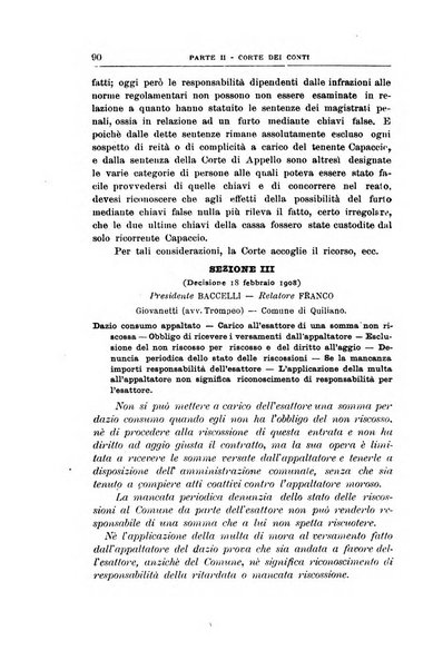 La giustizia amministrativa raccolta di decisioni e pareri del Consiglio di Stato, decisioni della Corte dei conti, sentenze della Cassazione di Roma, e decisioni delle Giunte provinciali amministrative