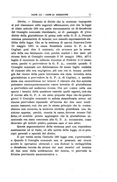 La giustizia amministrativa raccolta di decisioni e pareri del Consiglio di Stato, decisioni della Corte dei conti, sentenze della Cassazione di Roma, e decisioni delle Giunte provinciali amministrative