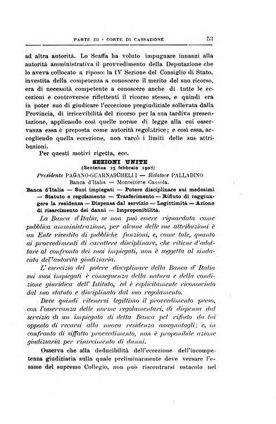 La giustizia amministrativa raccolta di decisioni e pareri del Consiglio di Stato, decisioni della Corte dei conti, sentenze della Cassazione di Roma, e decisioni delle Giunte provinciali amministrative