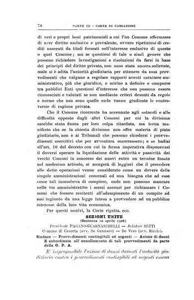 La giustizia amministrativa raccolta di decisioni e pareri del Consiglio di Stato, decisioni della Corte dei conti, sentenze della Cassazione di Roma, e decisioni delle Giunte provinciali amministrative