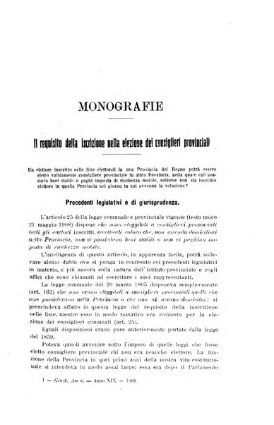 La giustizia amministrativa raccolta di decisioni e pareri del Consiglio di Stato, decisioni della Corte dei conti, sentenze della Cassazione di Roma, e decisioni delle Giunte provinciali amministrative