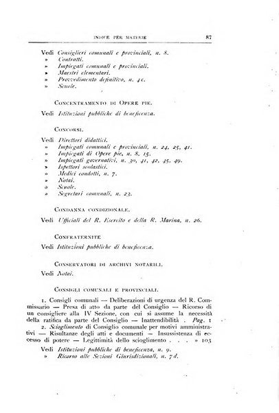 La giustizia amministrativa raccolta di decisioni e pareri del Consiglio di Stato, decisioni della Corte dei conti, sentenze della Cassazione di Roma, e decisioni delle Giunte provinciali amministrative