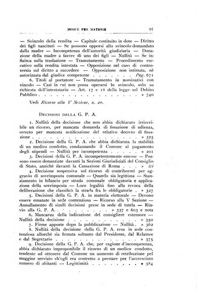 La giustizia amministrativa raccolta di decisioni e pareri del Consiglio di Stato, decisioni della Corte dei conti, sentenze della Cassazione di Roma, e decisioni delle Giunte provinciali amministrative