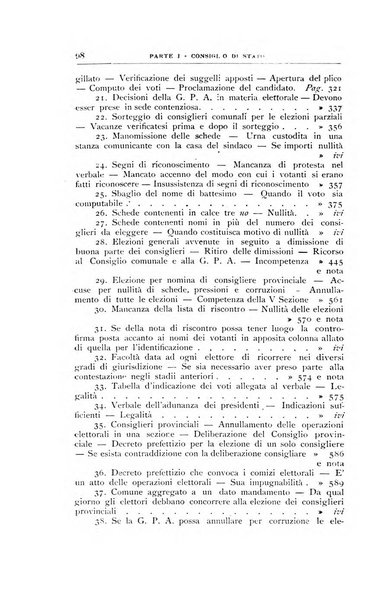 La giustizia amministrativa raccolta di decisioni e pareri del Consiglio di Stato, decisioni della Corte dei conti, sentenze della Cassazione di Roma, e decisioni delle Giunte provinciali amministrative