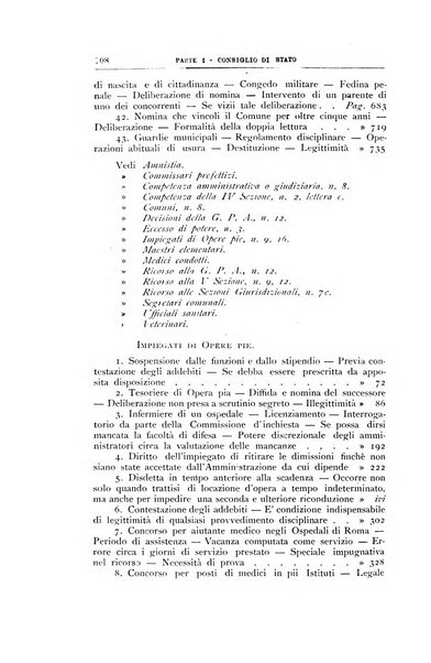 La giustizia amministrativa raccolta di decisioni e pareri del Consiglio di Stato, decisioni della Corte dei conti, sentenze della Cassazione di Roma, e decisioni delle Giunte provinciali amministrative