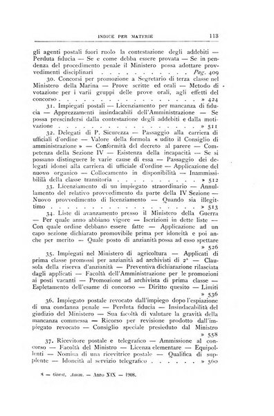 La giustizia amministrativa raccolta di decisioni e pareri del Consiglio di Stato, decisioni della Corte dei conti, sentenze della Cassazione di Roma, e decisioni delle Giunte provinciali amministrative