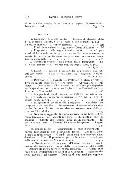 La giustizia amministrativa raccolta di decisioni e pareri del Consiglio di Stato, decisioni della Corte dei conti, sentenze della Cassazione di Roma, e decisioni delle Giunte provinciali amministrative