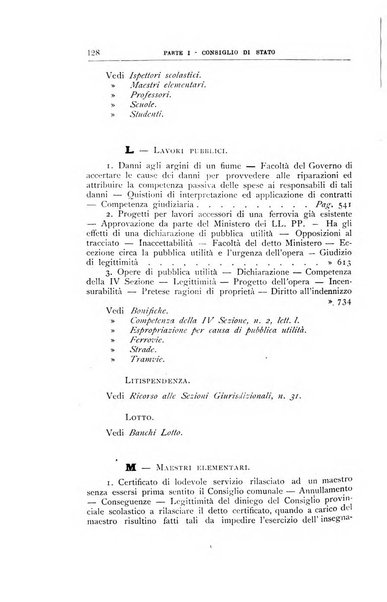 La giustizia amministrativa raccolta di decisioni e pareri del Consiglio di Stato, decisioni della Corte dei conti, sentenze della Cassazione di Roma, e decisioni delle Giunte provinciali amministrative