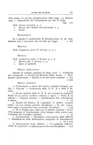 La giustizia amministrativa raccolta di decisioni e pareri del Consiglio di Stato, decisioni della Corte dei conti, sentenze della Cassazione di Roma, e decisioni delle Giunte provinciali amministrative